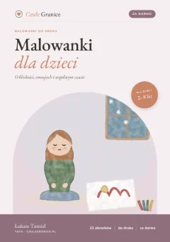 Okładka: Malowanki dla dzieci. Czułe Granice